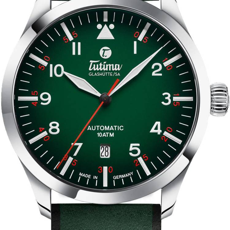 Tutima Watch Flieger Sky - Green
