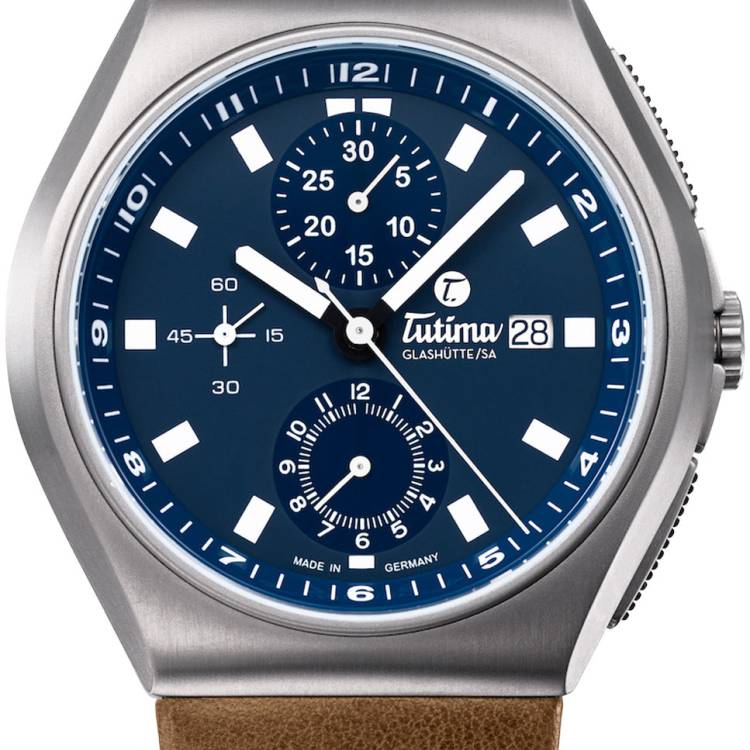 Tutima Watch M2 Coastline Chronograph - Blue
