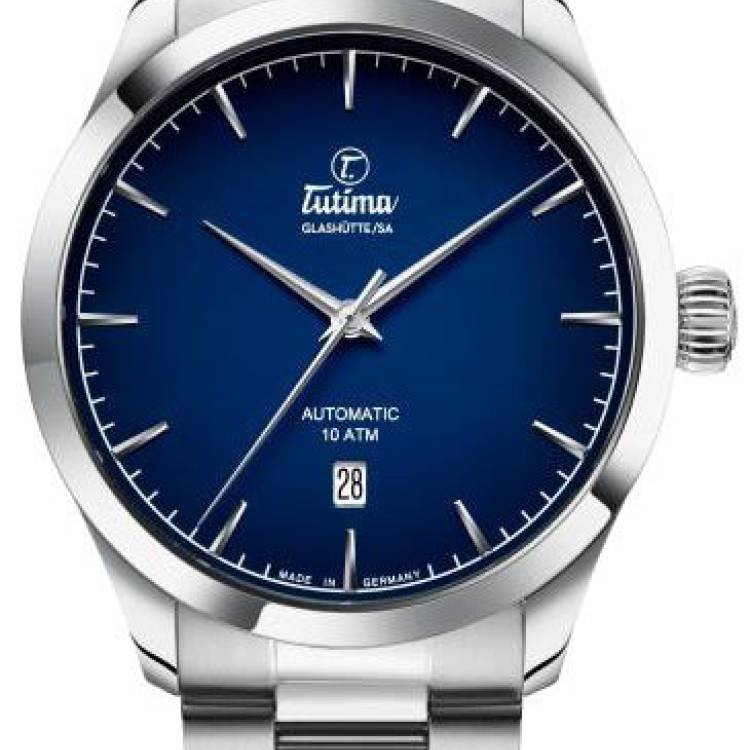 Tutima Watch Flieger Aero Club - Blue