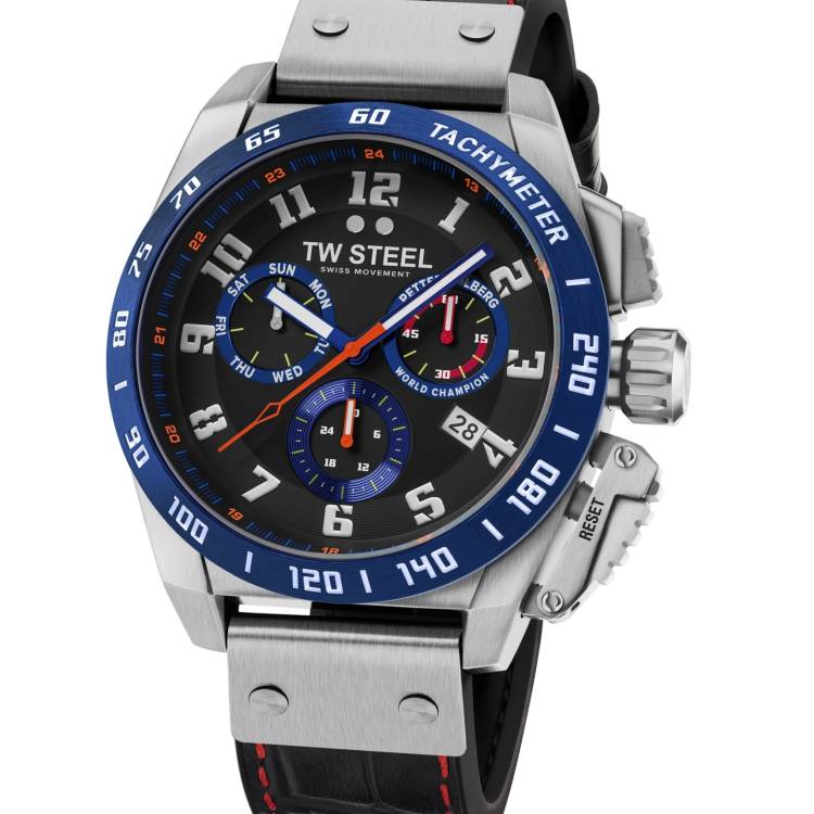 TW Steel Watch Fast Lane Canteen Petter Solberg Limited Edition - Blue