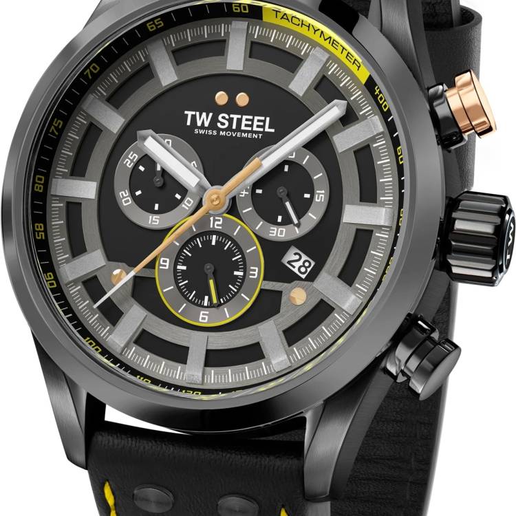 TW Steel Watch Fast Lane Swiss Volante Special Edition - Black