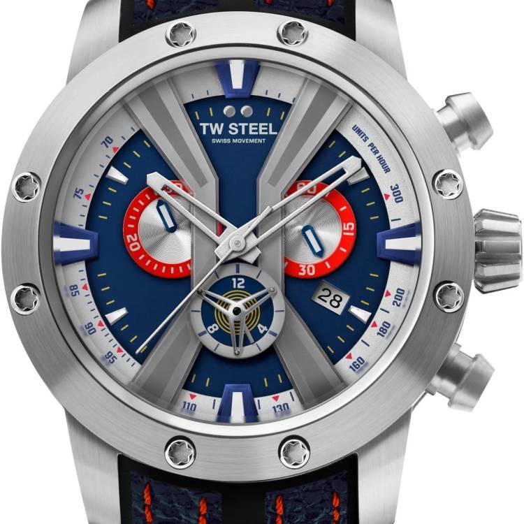 TW Steel Watch Grand Tech Red Bull Ampol Racing Limited Edition - Blue