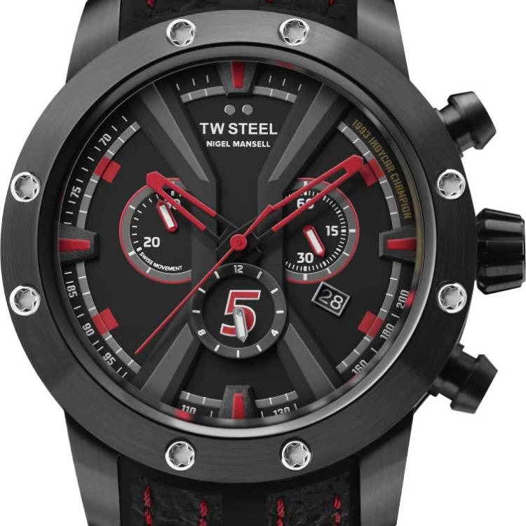 TW Steel Watch Grand Tech Nigel Mansell Limited Edition - Black