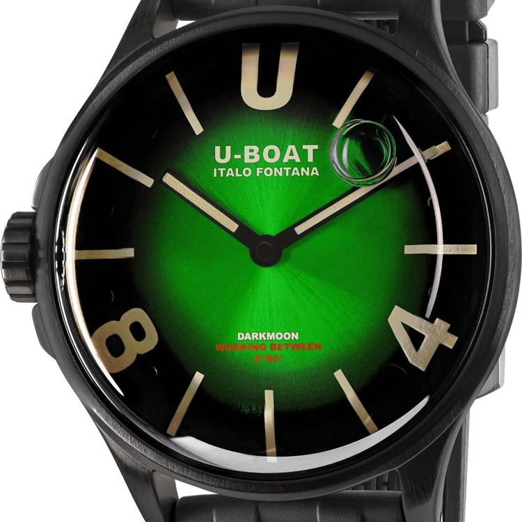 U-Boat Watch Darkmoon 40mm Green PVD Soleil