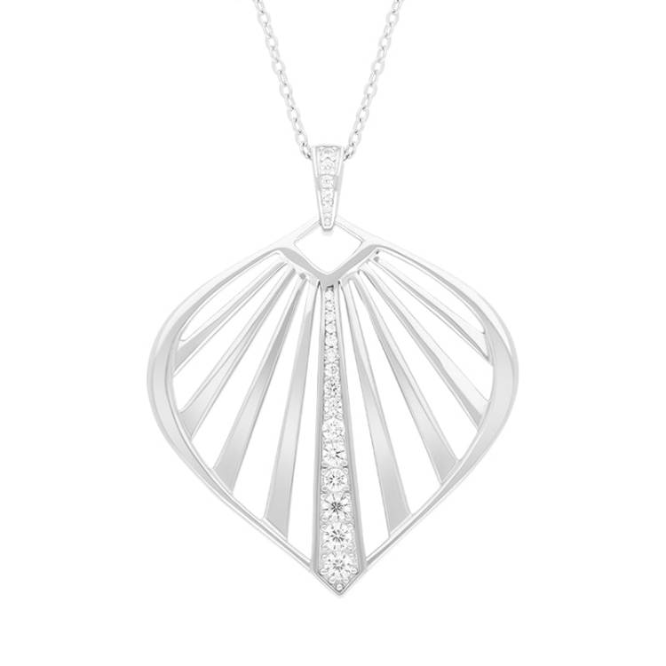 Vixi Jewellery Sunbeam Sterling Silver Necklace D - Silver