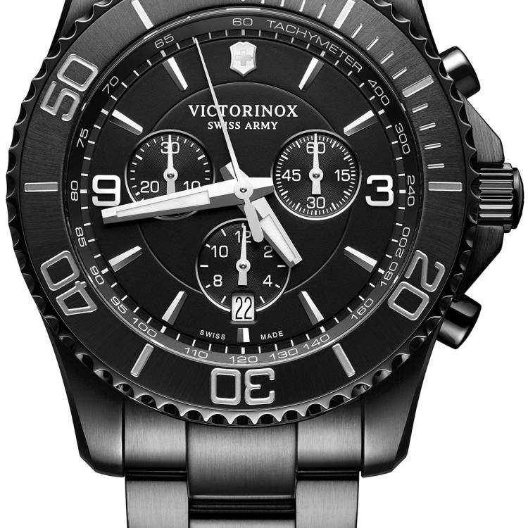 Victorinox Watch Maverick Chrono Black Edition - Black