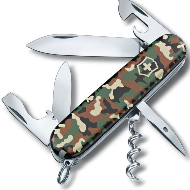 Victorinox Swiss Army Medium Pocket Knife Spartan - Silver