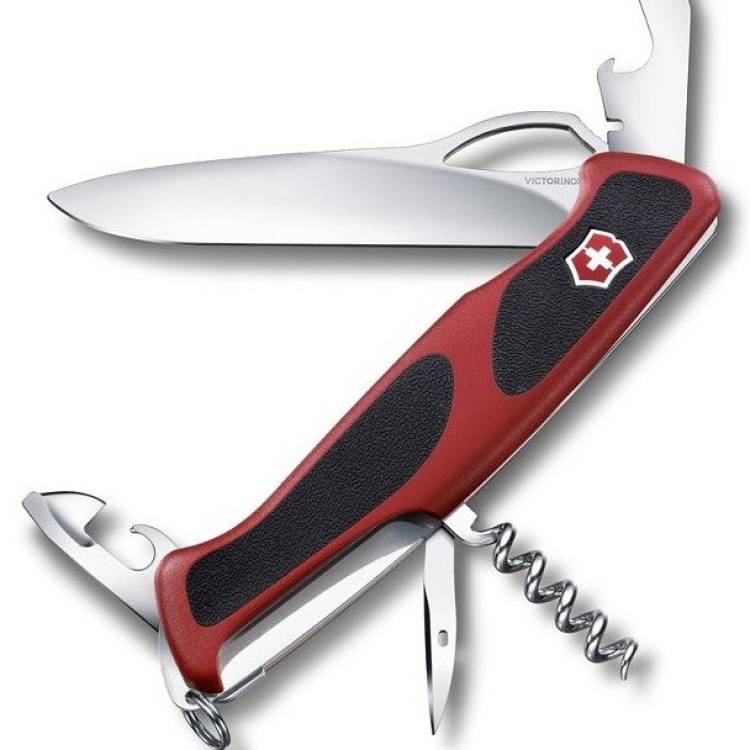 Victorinox Swiss Army Large Pocket Knife Rangergrip 61 - Silver