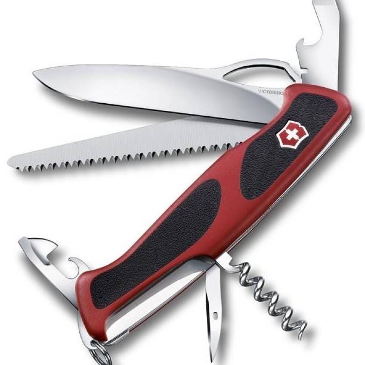 Victorinox Swiss Army Large Pocket Knife Rangergrip 79 - Silver