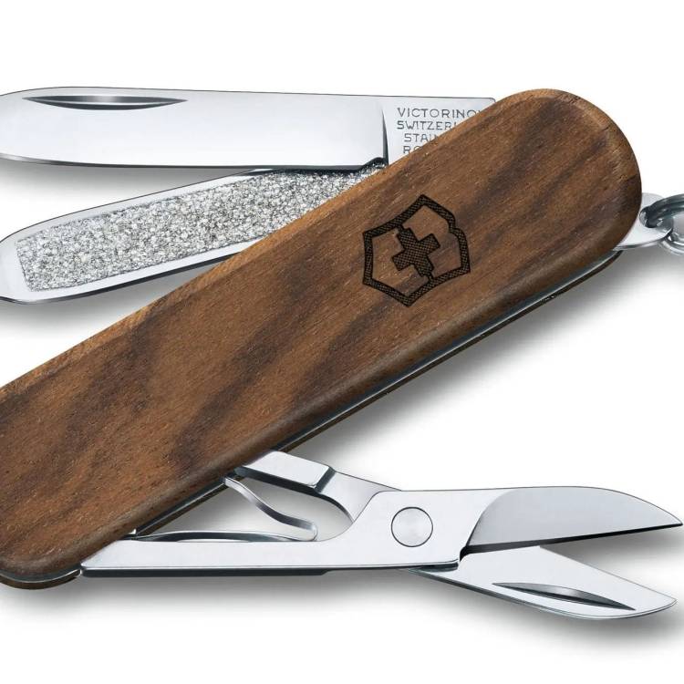 Victorinox Small Pocket Knife Classic Wood Wood