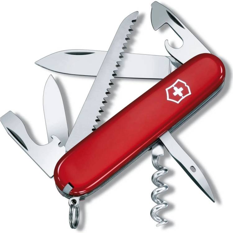 Victorinox Medium Pocket Knife Camper Red