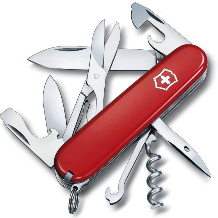 Victorinox Medium Pocket Knife Climber Red