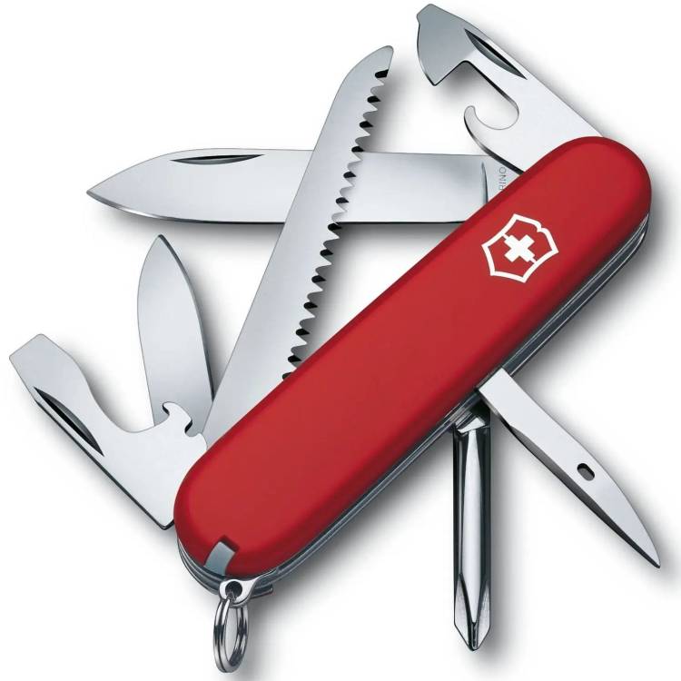 Victorinox Medium Pocket Knife Hiker Red
