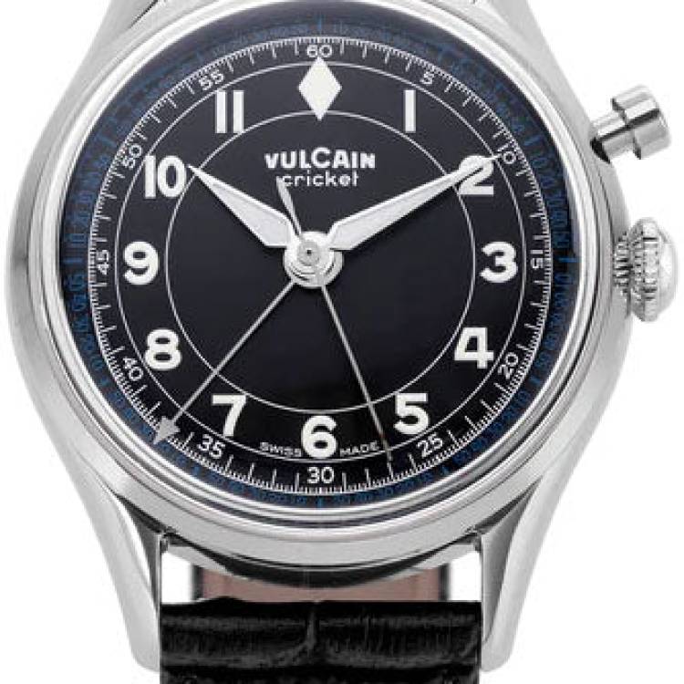 Vulcain Watch Cricket Classique 36mm Black White Blue