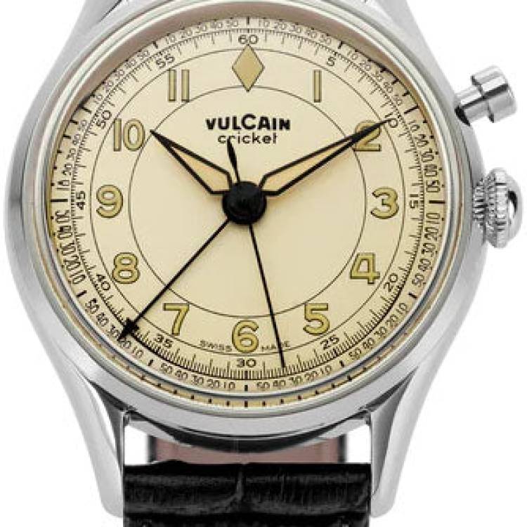 Vulcain Watch Cricket Classique 39mm Eggshell