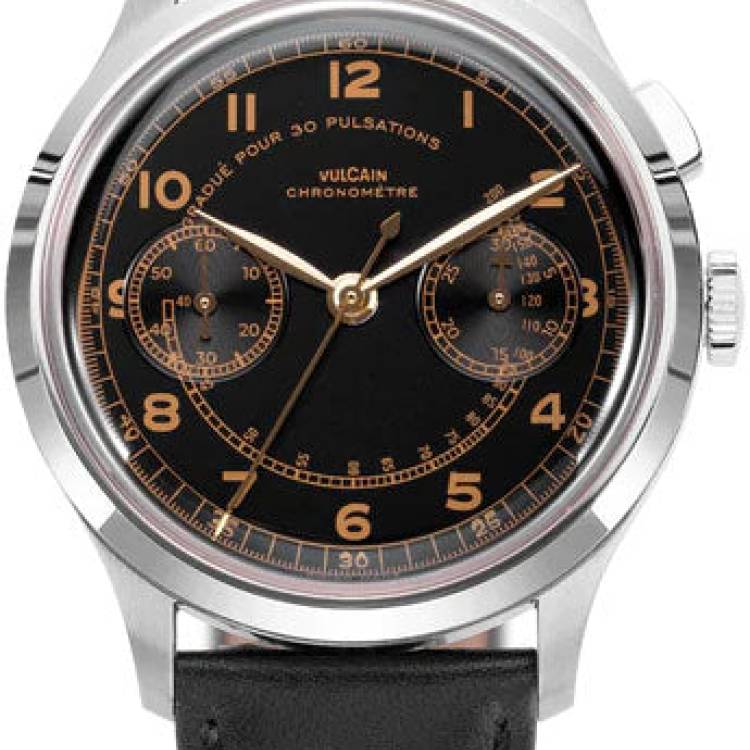 Vulcain Watch Monopusher Heritage Black