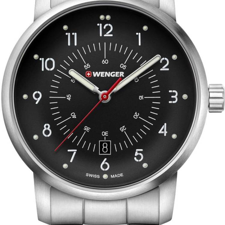 Wenger Watch Avenue Mens - Black