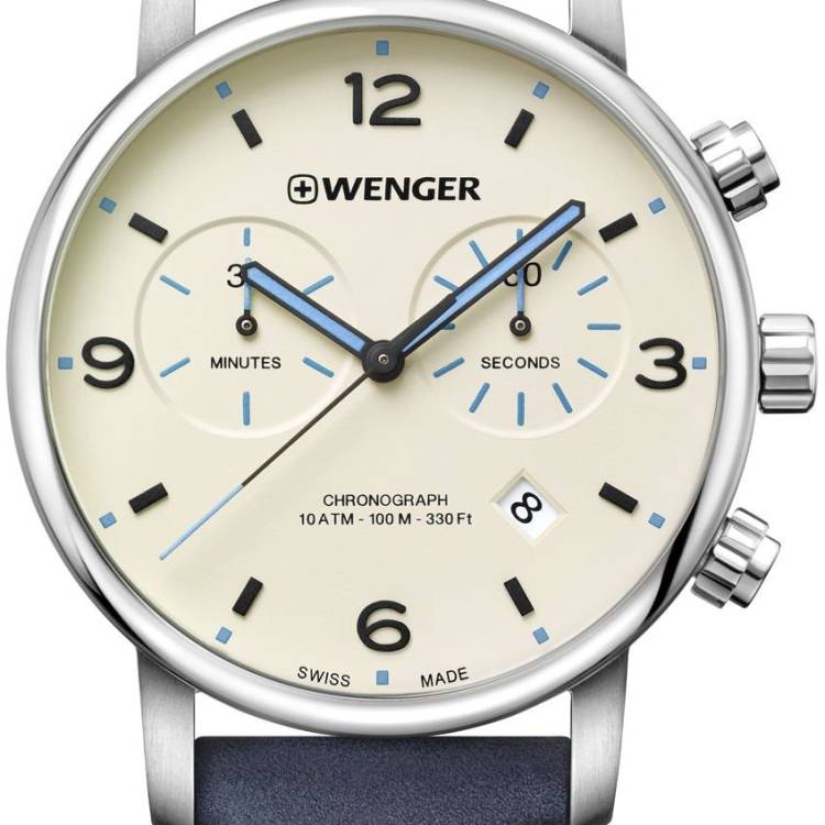 Wenger Watch Urban Metropolitan Chrono Mens - Cream