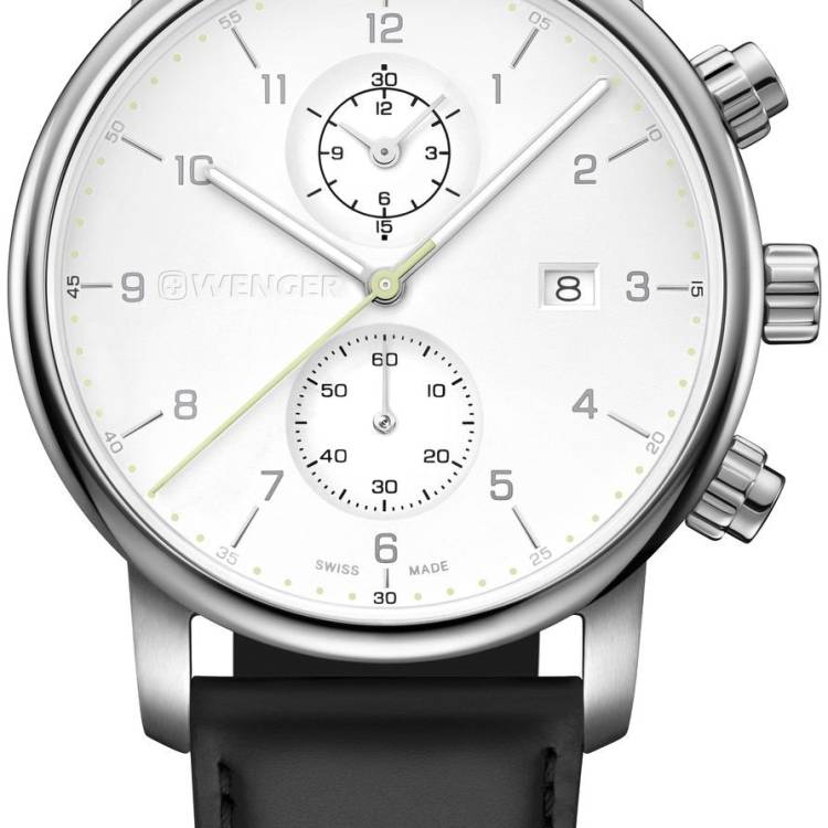 Wenger Watch Urban Classic Chrono White - White
