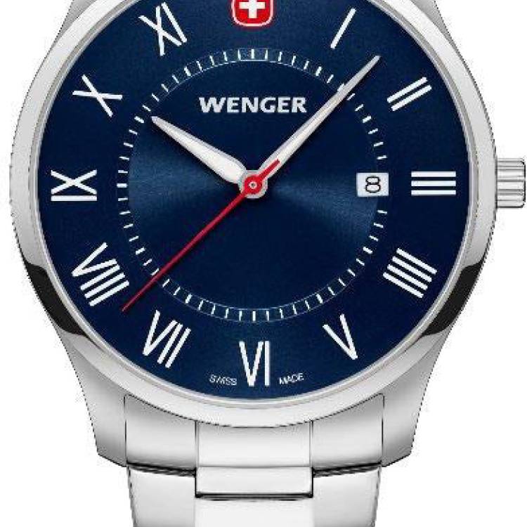 Wenger Watch City Classic Metropolitan Mens - Blue