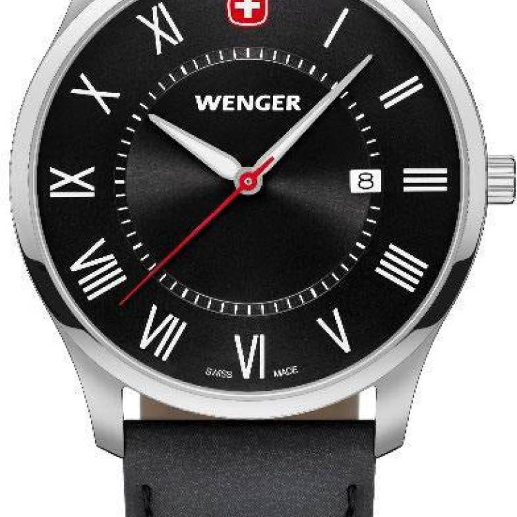 Wenger Watch City Classic Metropolitan Mens - Black