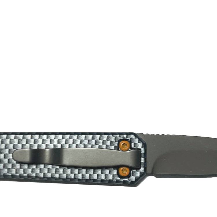 Whitby & Co Knife Leven EDC Carbon Fibre Pattern - Grey