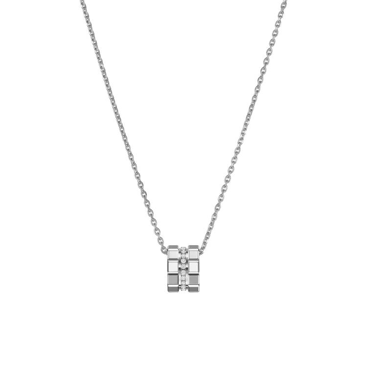 Chopard Ice Cube 18ct White Gold Diamond Pendant