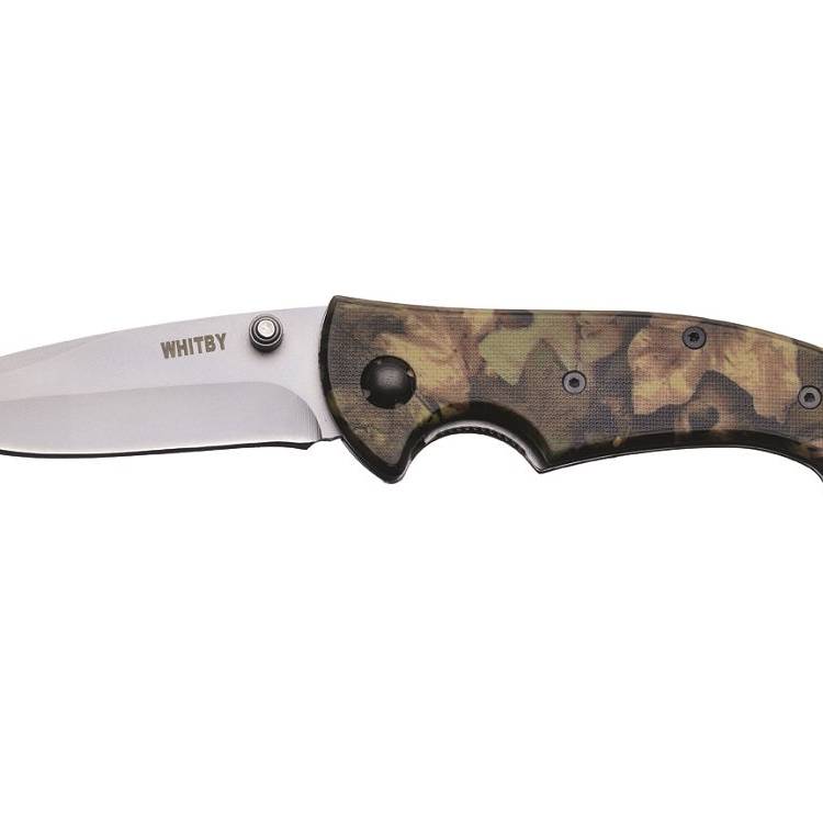 Whitby & Co Knife Lock Camo Handle 3 - Silver