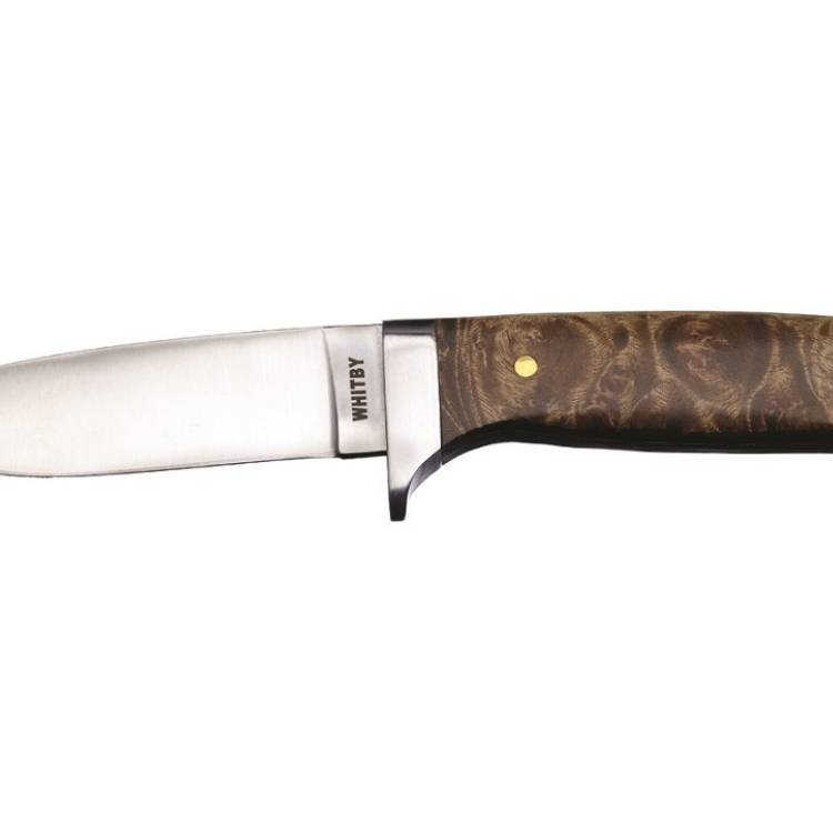 Whitby & Co Knife Sheath Walnut Handle 3.5 - Silver