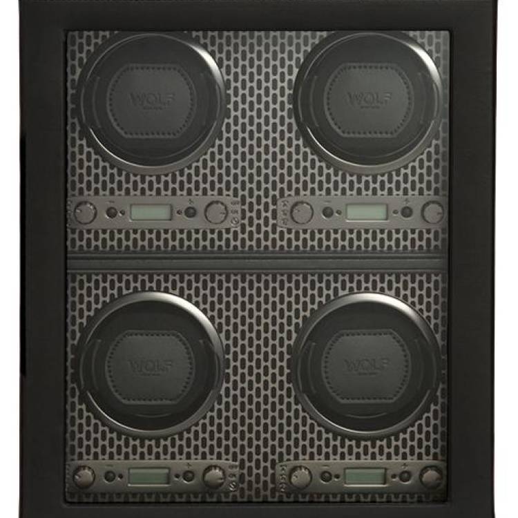WOLF Watch Winder Axis 4 Piece Powder Coat - Silver
