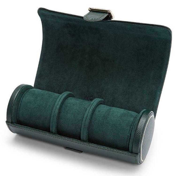 WOLF Watch Roll British Racing Green Triple