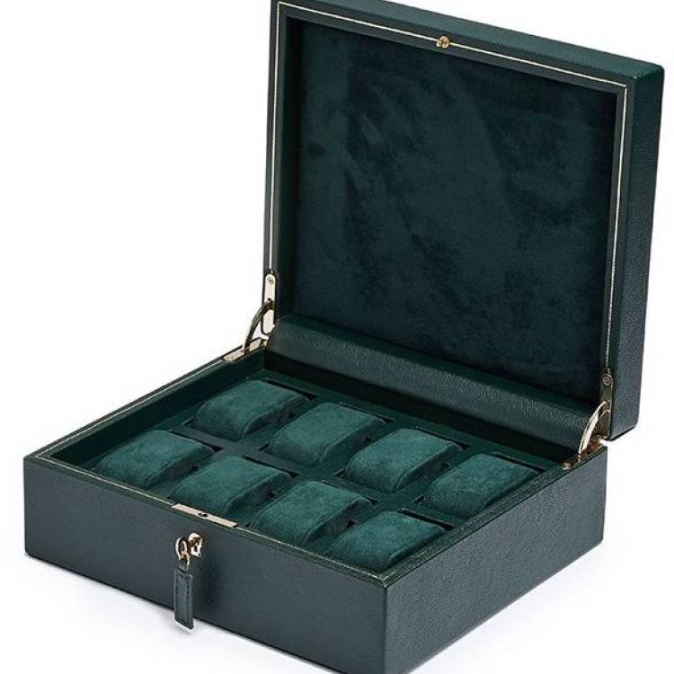 WOLF Watch Box British Racing Green 8pc