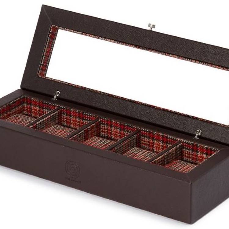 WOLF Watch Box WM Brown X WOLF Collaboration - Brown