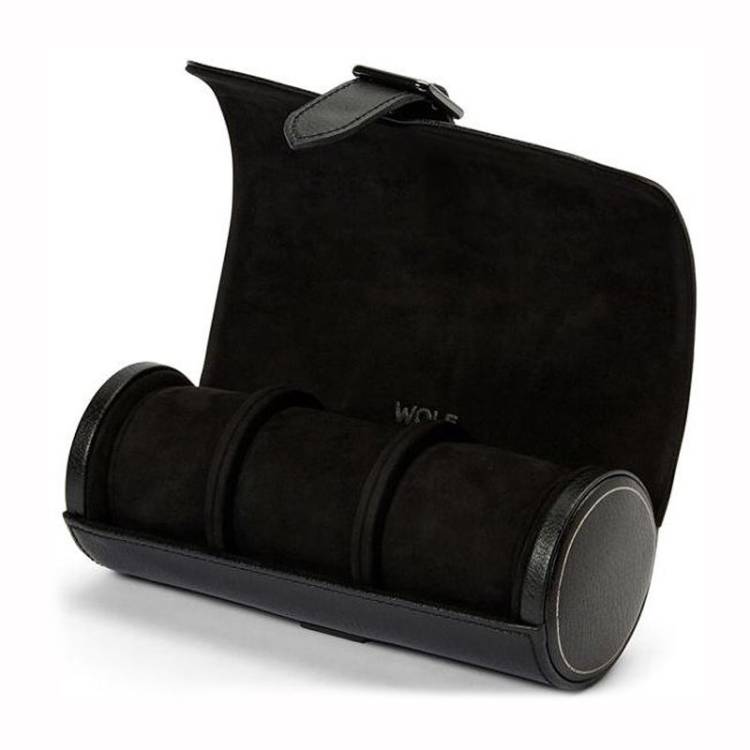WOLF Watch Roll British Racing Black Triple