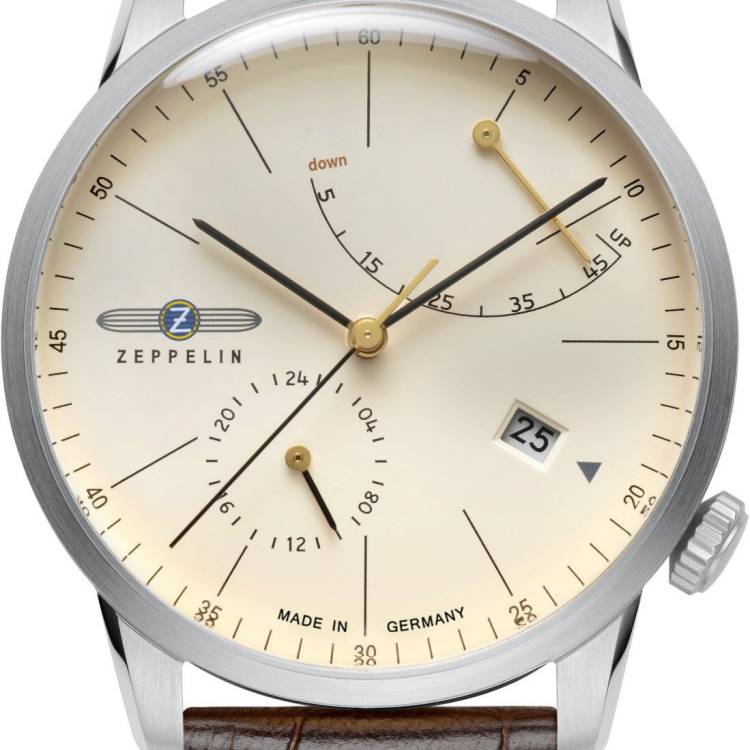 Zeppelin Watch Flatline Mens - Cream