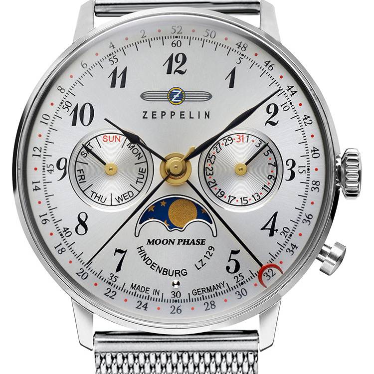 Zeppelin Watch Hindenburg - Silver