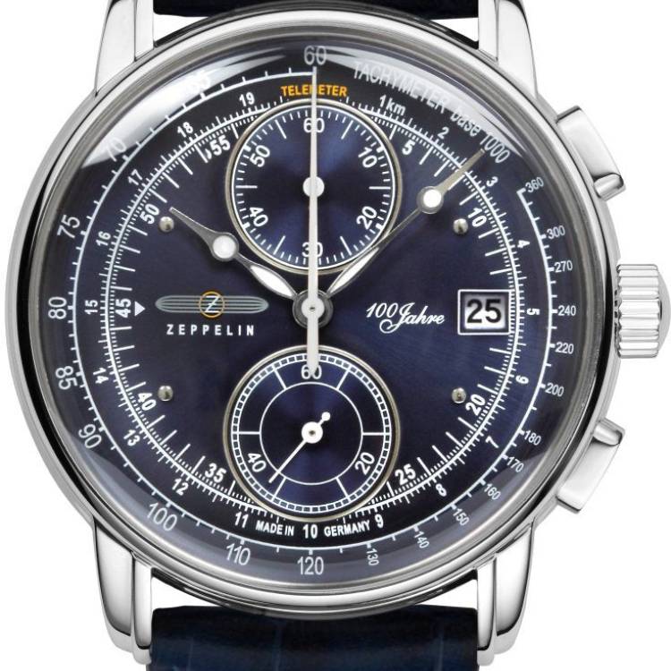 Zeppelin Watch 100 Years Zeppelin ED. 1 Mens - Blue