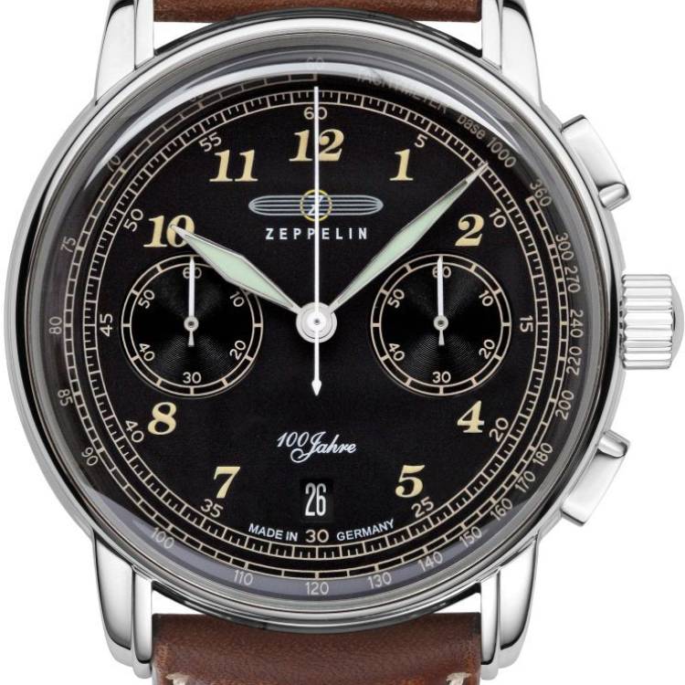 Zeppelin Watch 100 Years Zeppelin ED. 2 Mens - Black
