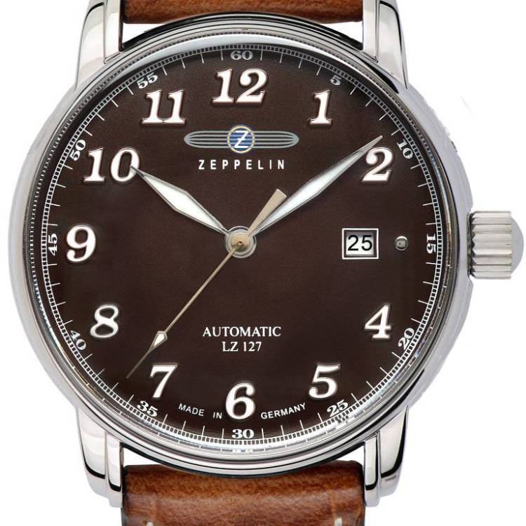 Zeppelin Watch LZ 127 Graf Zeppelin Mens - Brown