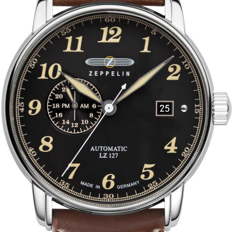 Zeppelin Watch LZ 127 Graf Zeppelin Mens - Black
